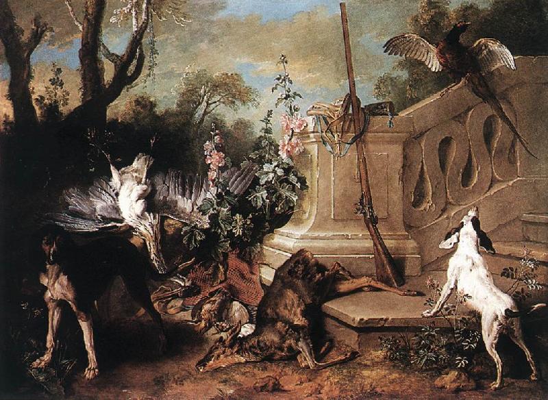 OUDRY, Jean-Baptiste Dead Roe ag France oil painting art